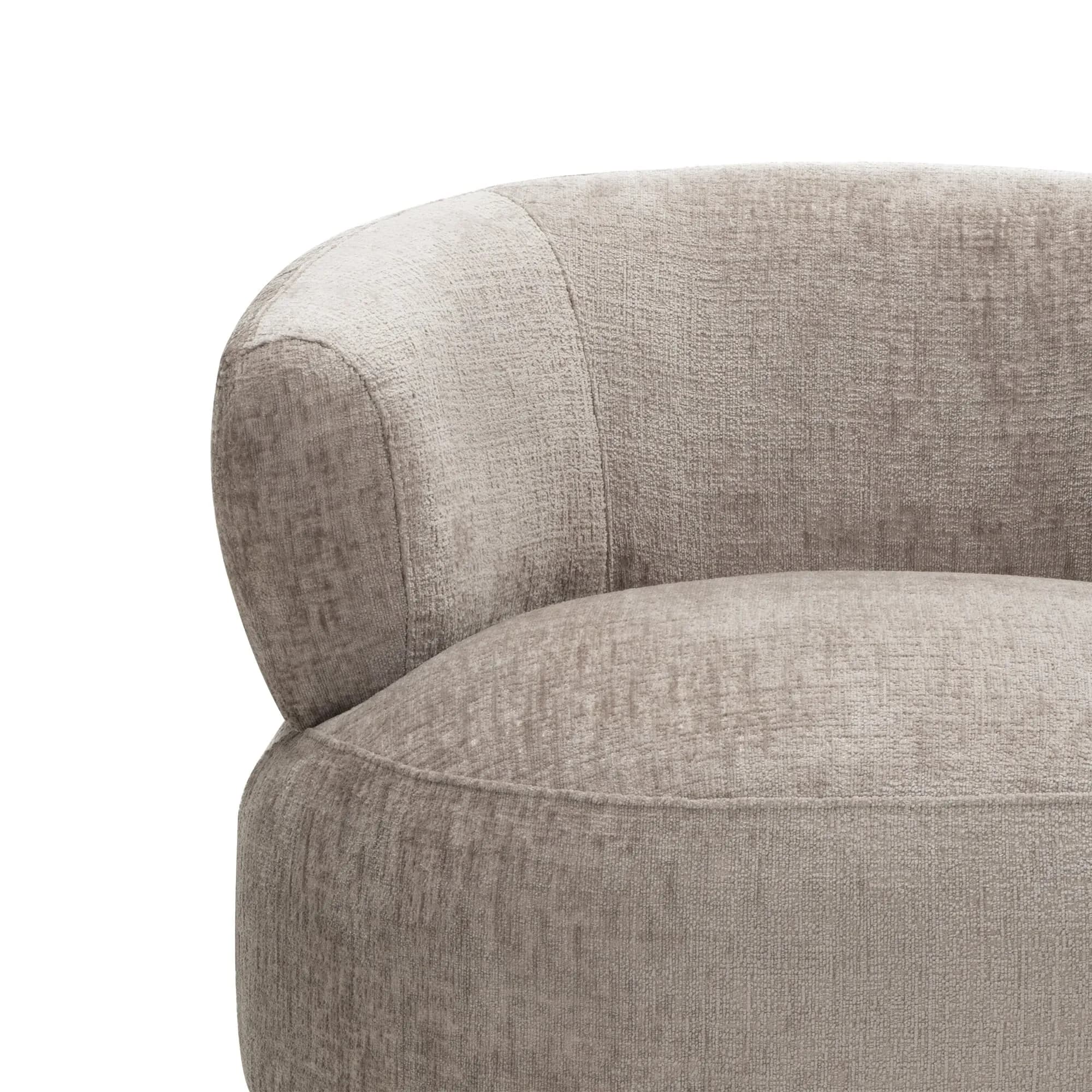 Otočné designové křeslo Ambi, Béžové 4