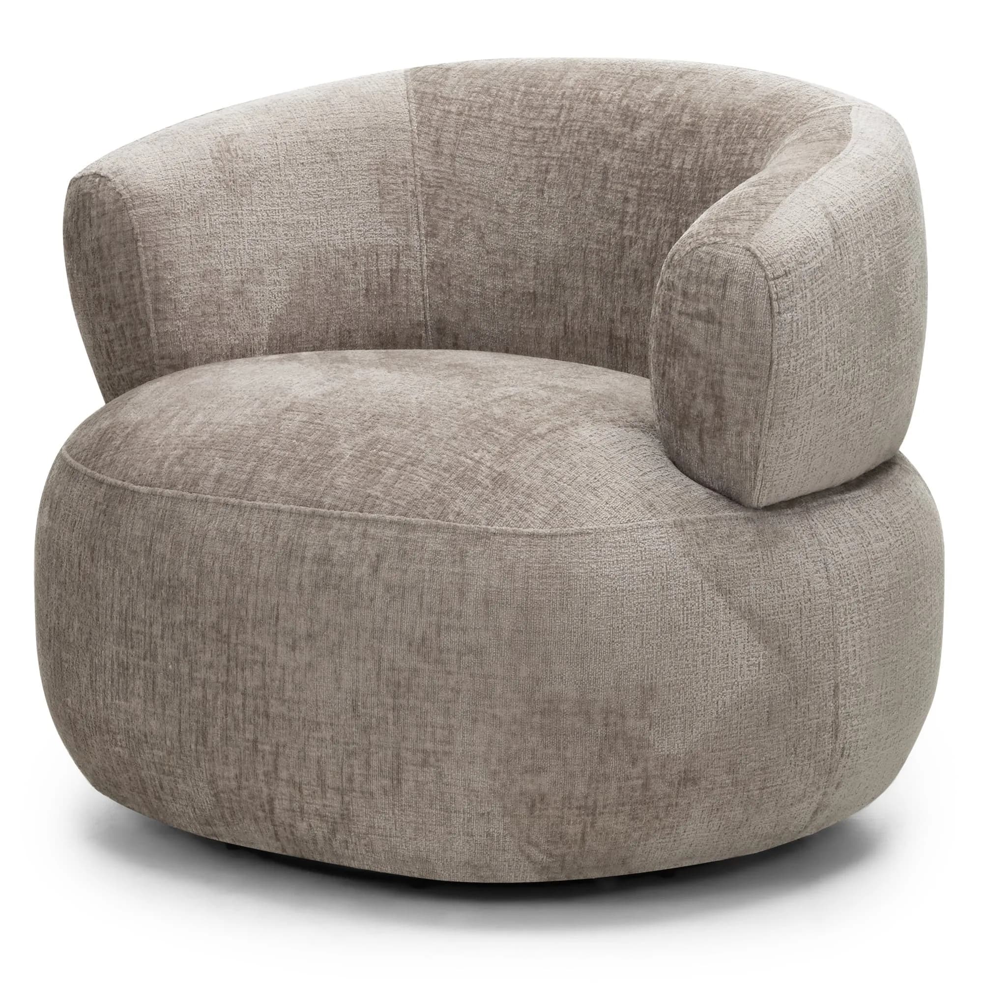 Otočné designové křeslo Ambi, Béžové 5
