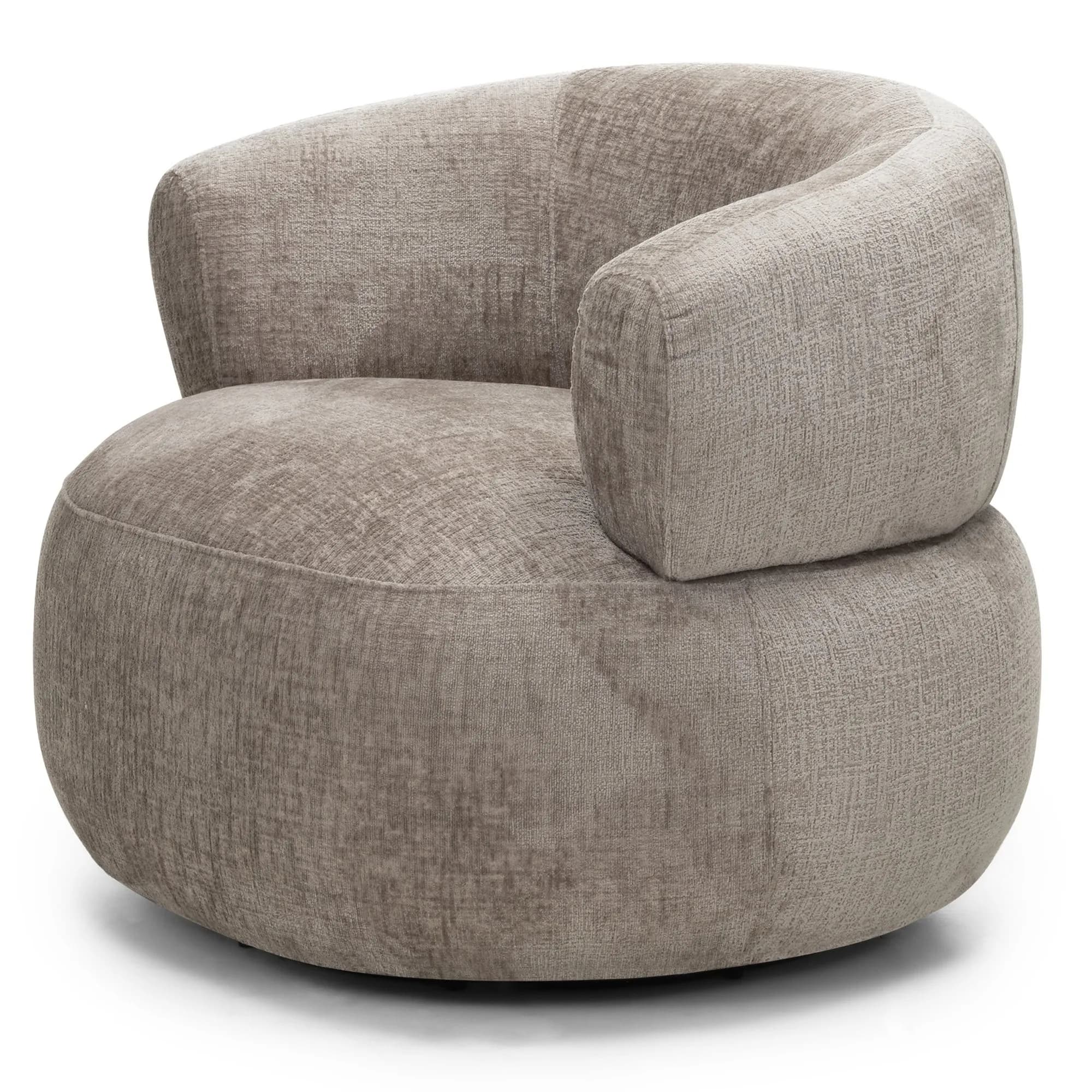 Otočné designové křeslo Ambi, Béžové 6