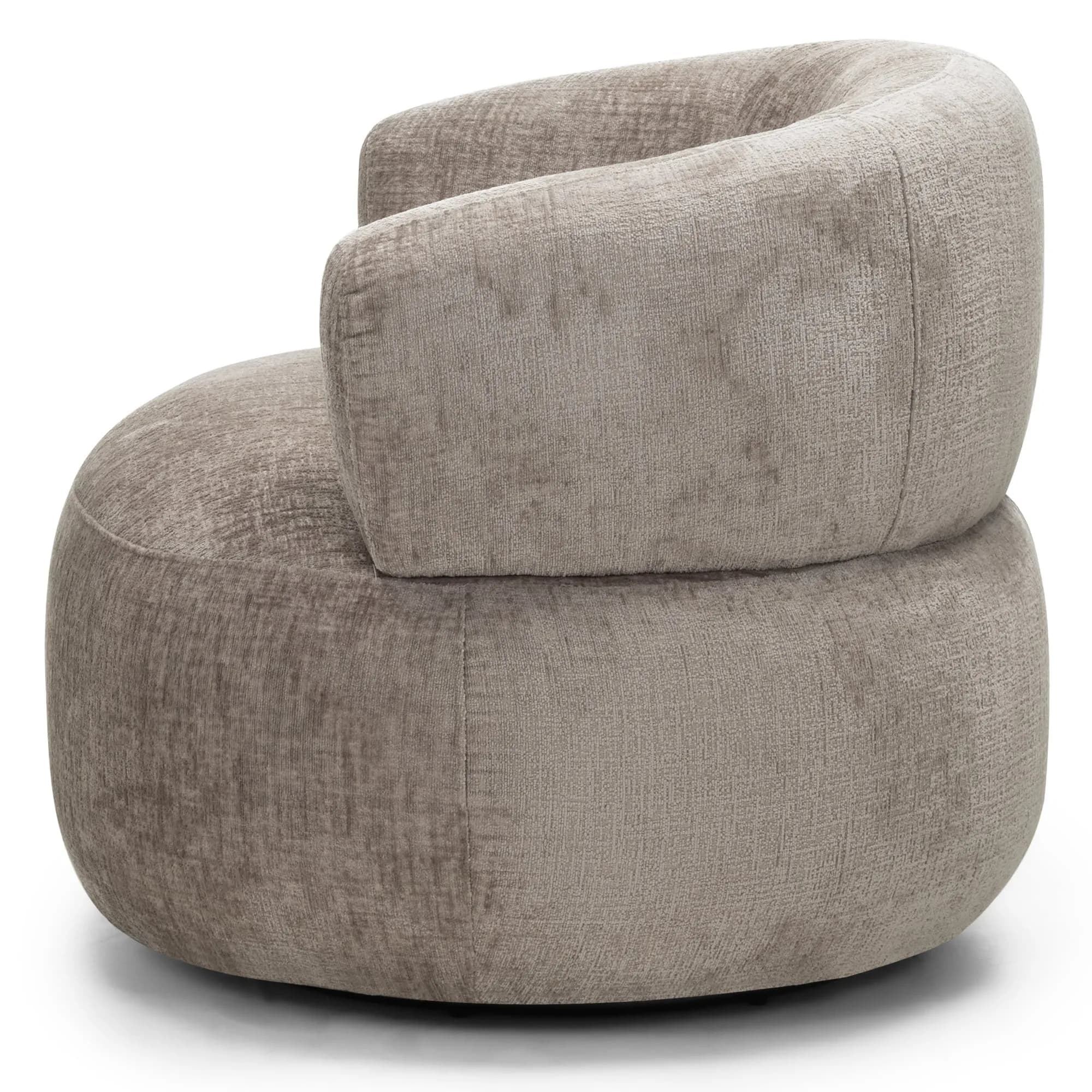 Otočné designové křeslo Ambi, Béžové 7