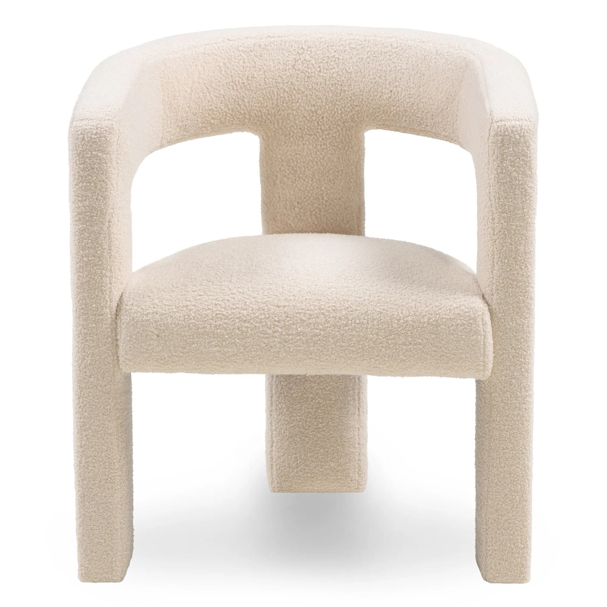 Designové křeslo Lory bouclé