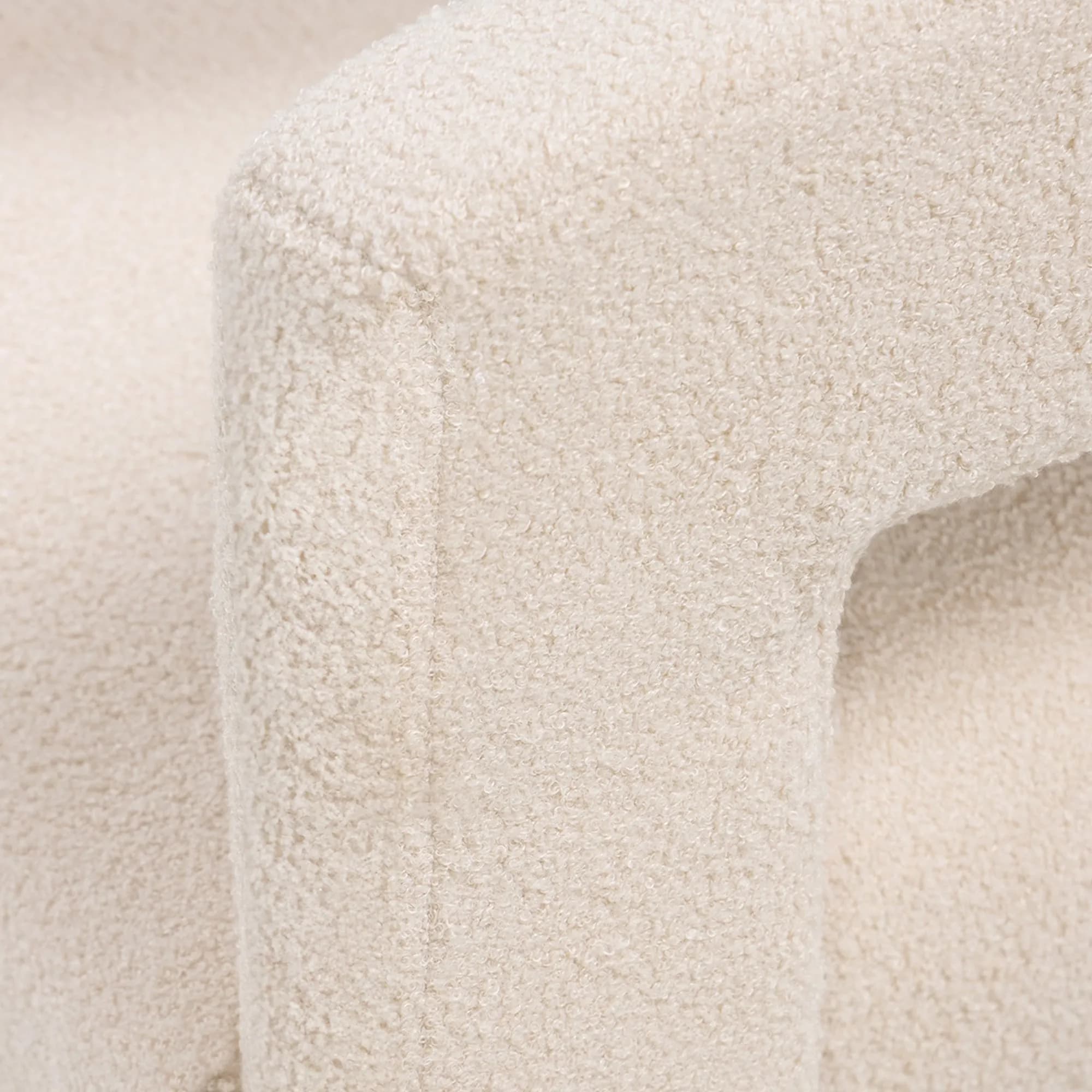 Designové křeslo Lory bouclé, Béžové 7