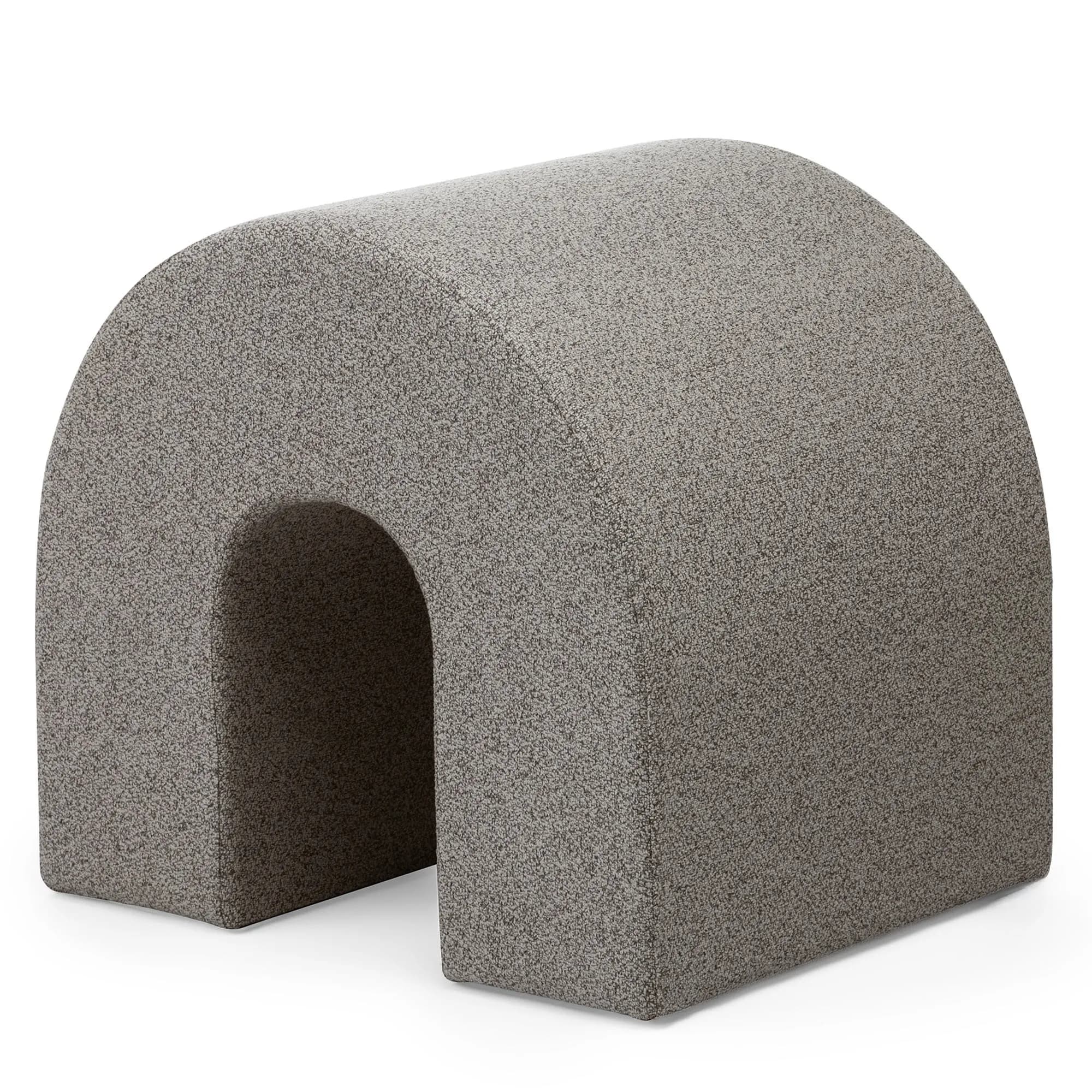 Designový taburet Arc, Světle hnědý 6