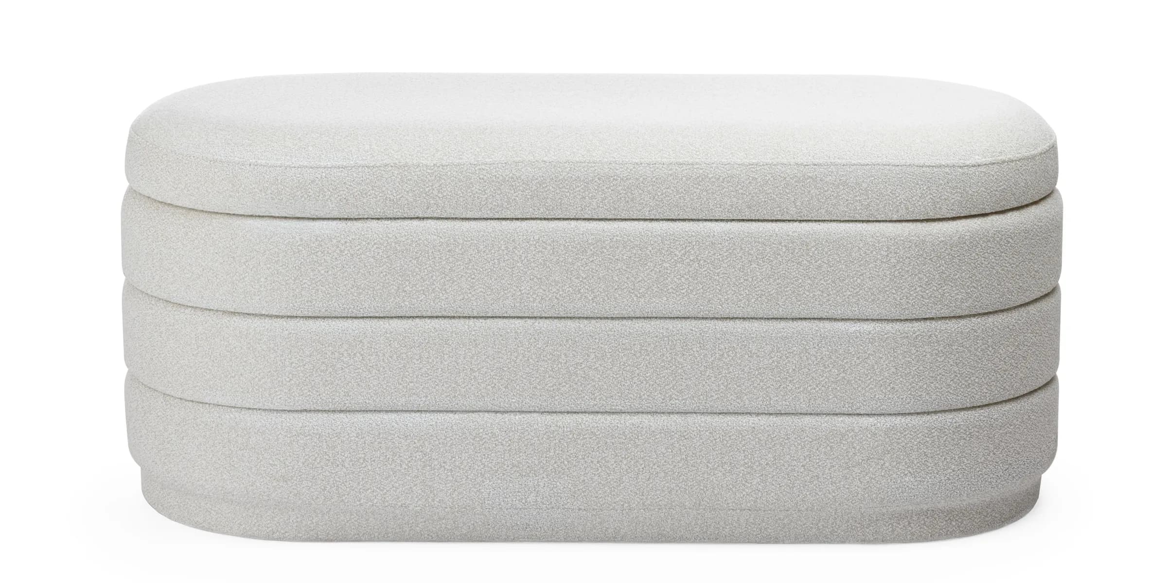 Designový taburet s úložným prostorem Layer, Béžový