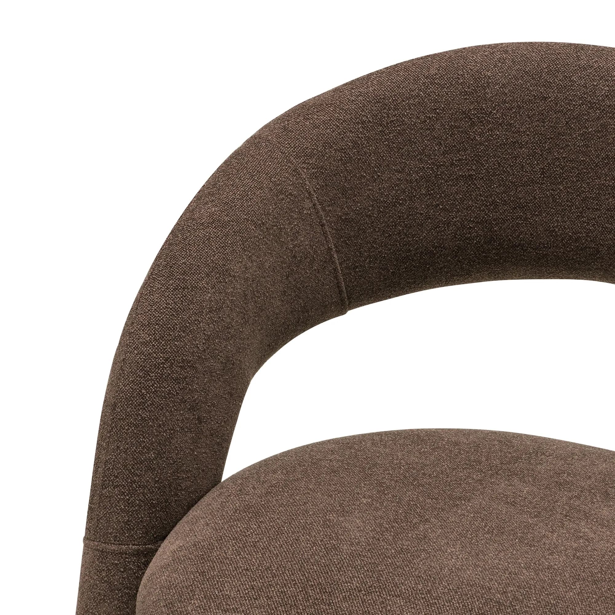 Designové křeslo Elise, Hnědé 5