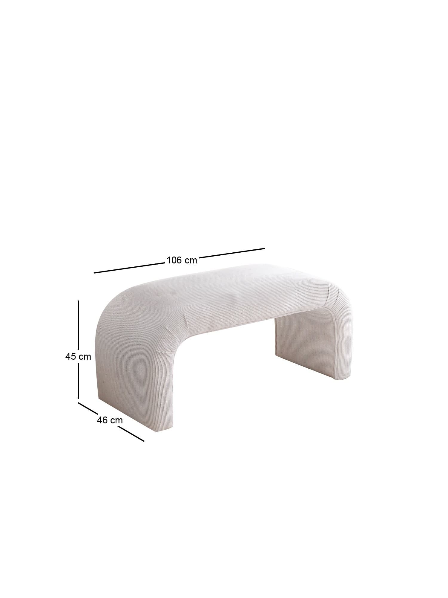 Taburet NU Bench, Bílý 8