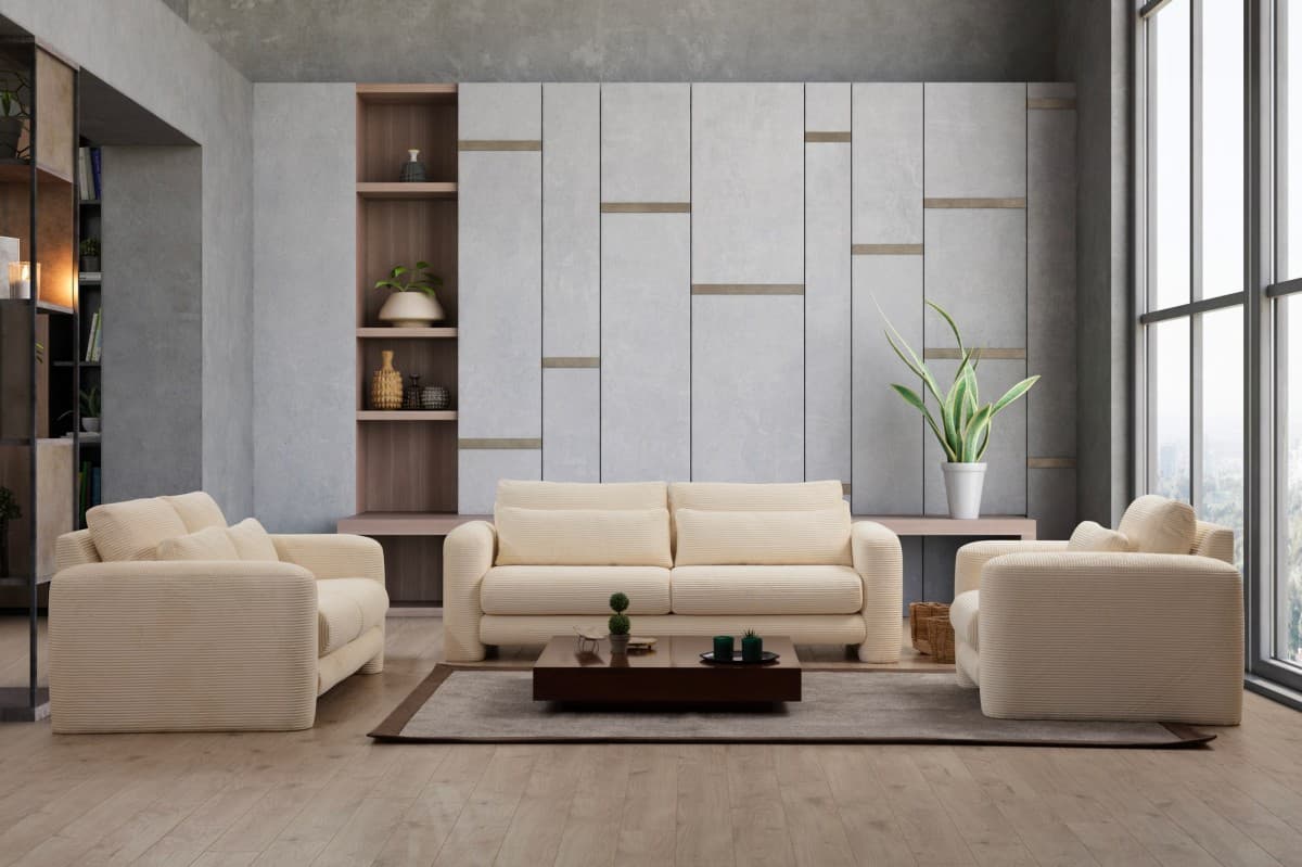 Designové křeslo Lily, Béžové 3