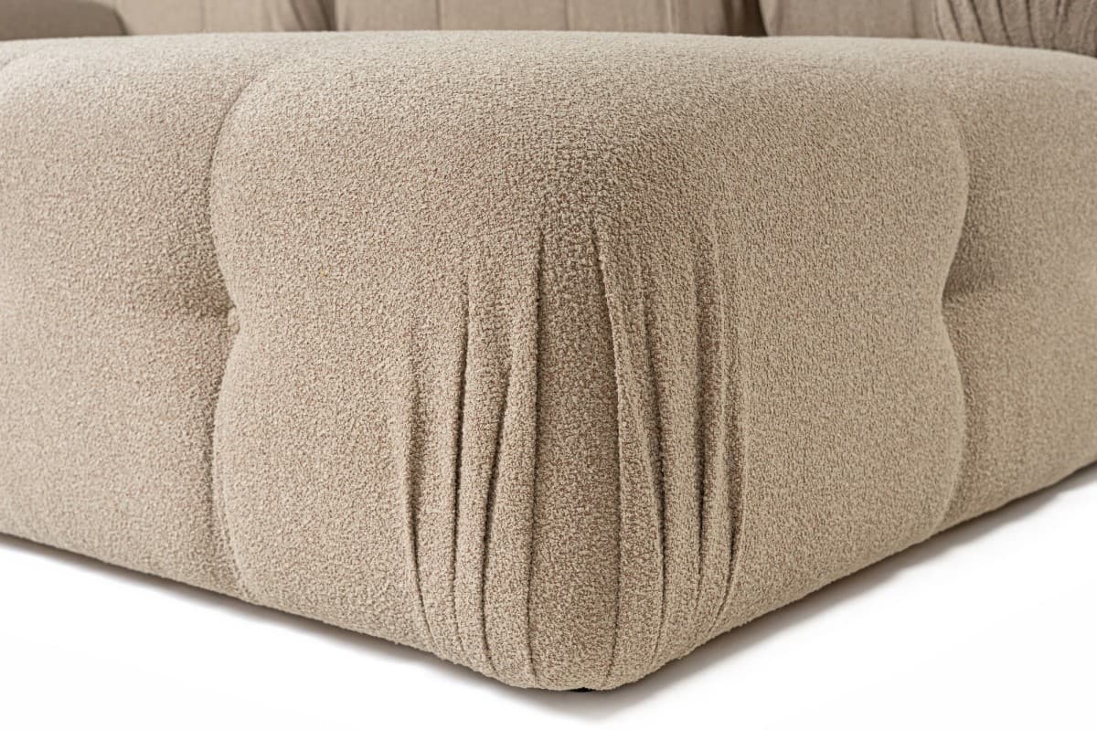 Taburet Doblo broskvový, š 105 × hl 105 × v 45 cm 3