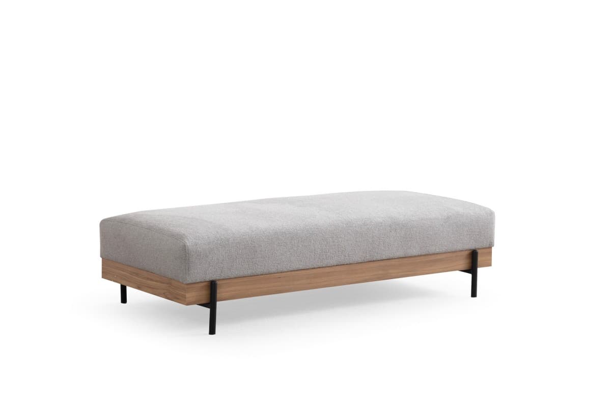 Taburet ETI 158 cm, Šedý/dub přírodní