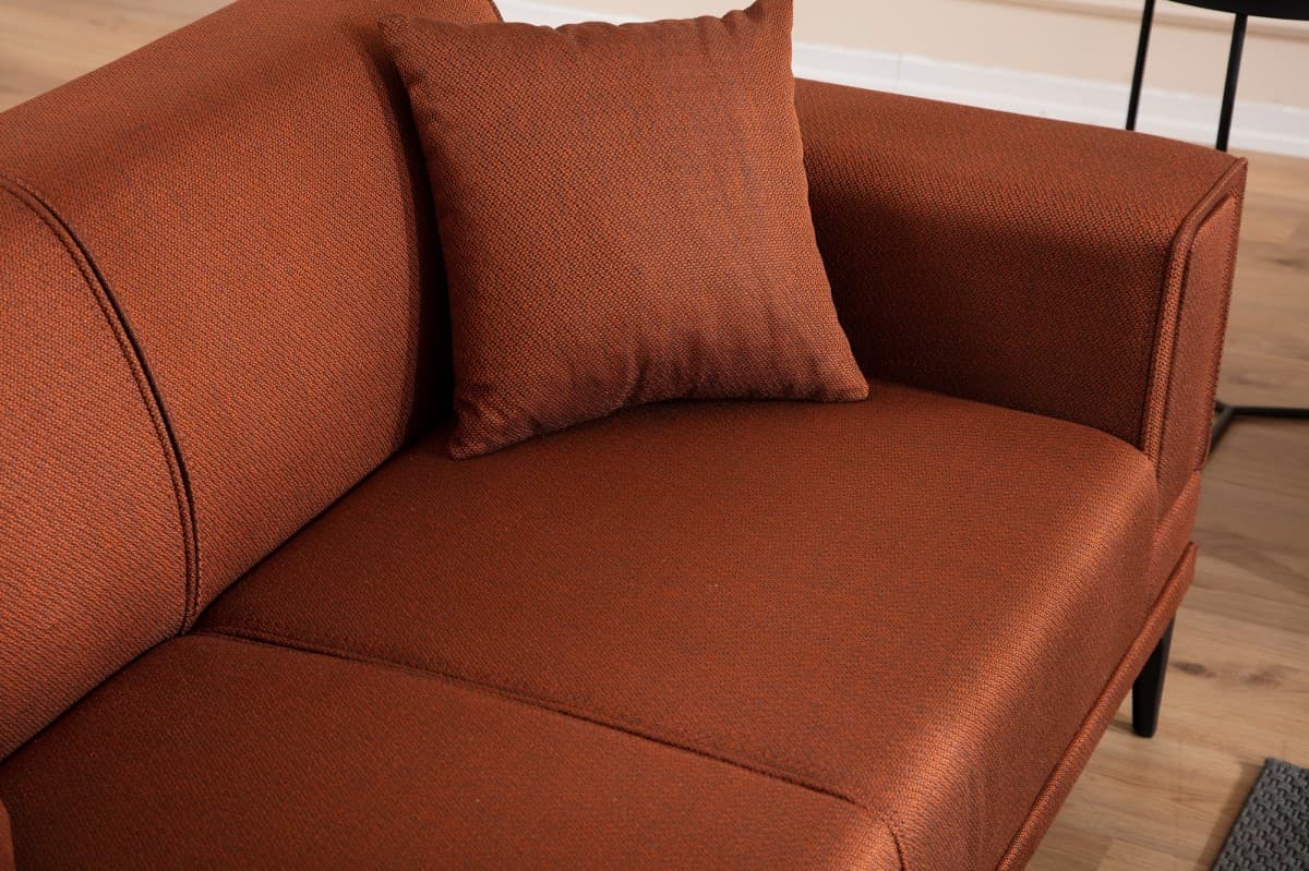 Dvoumístná pohovka Horizon 170 cm, Cihlová 6