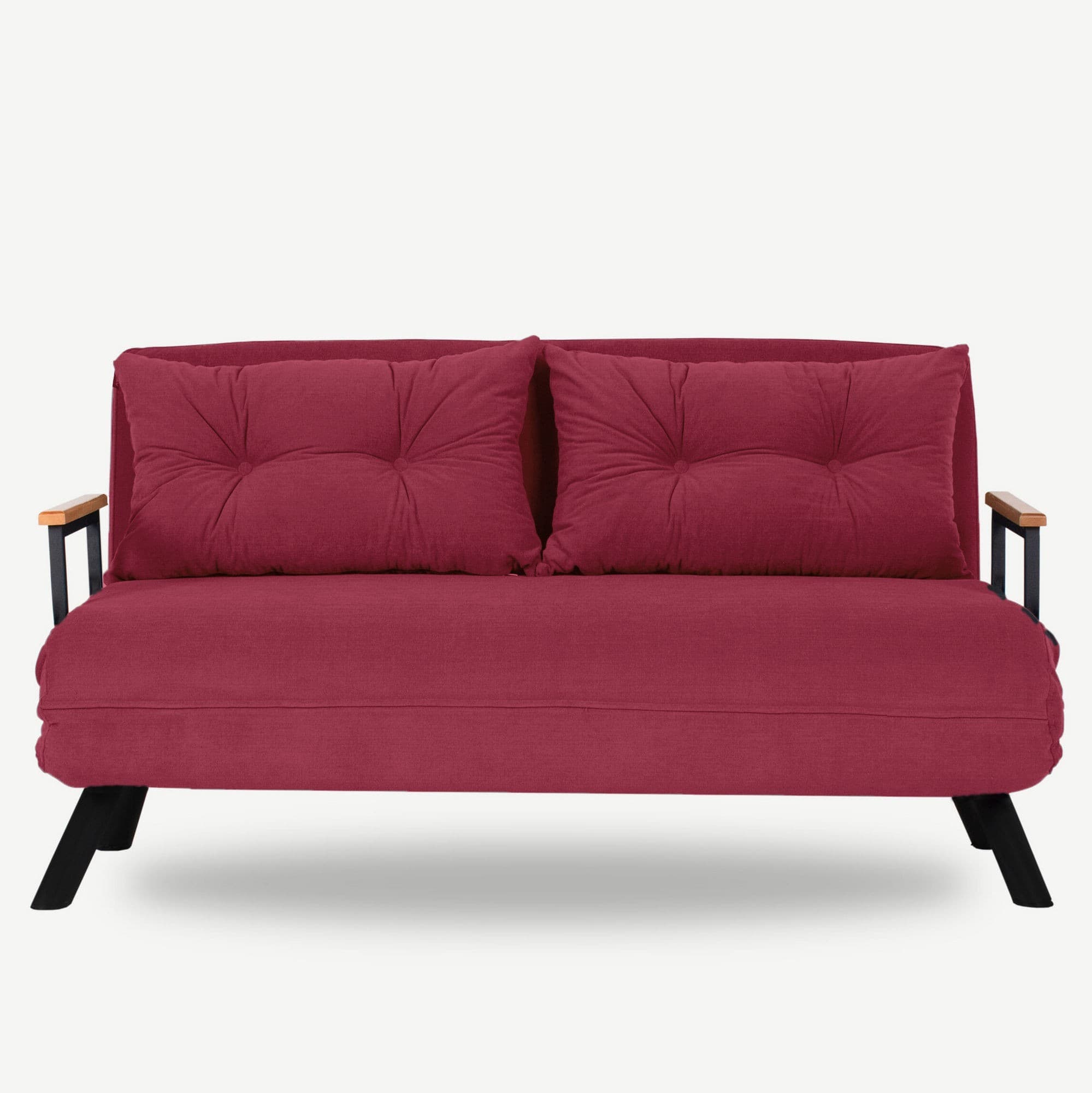 Dvoumístná rozkládací pohovka Seater Sando, Bordó 3