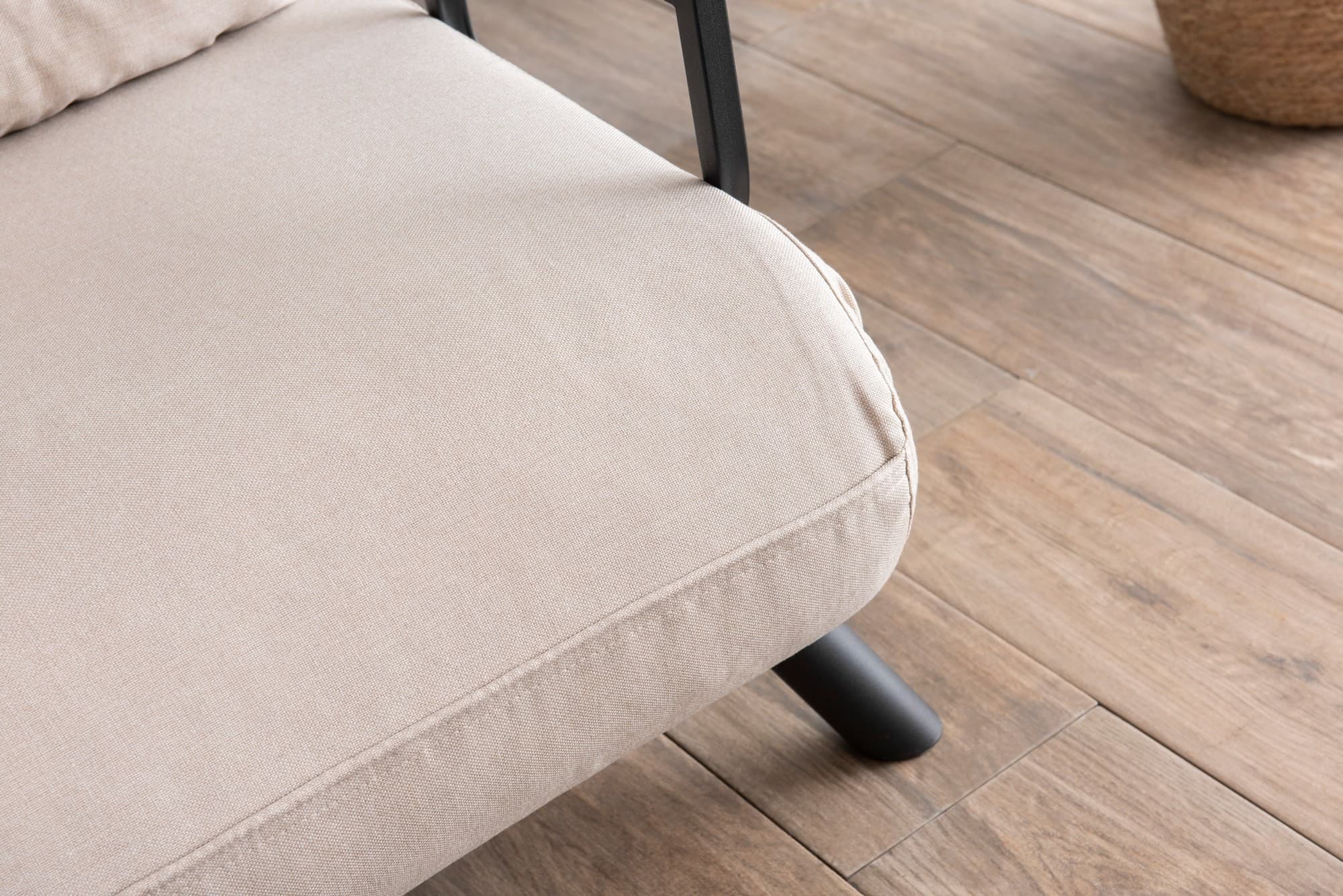 Dvoumístná rozkládací pohovka Seater Sando II, Krémová 7
