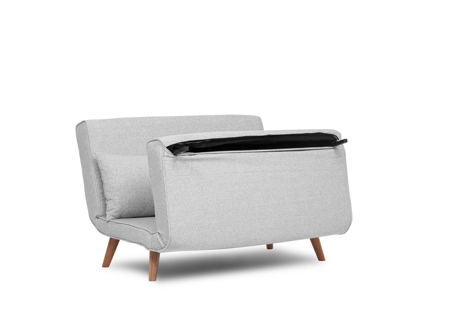 Dvoumístná rozkládací pohovka Seater Folde II, Šedá 9