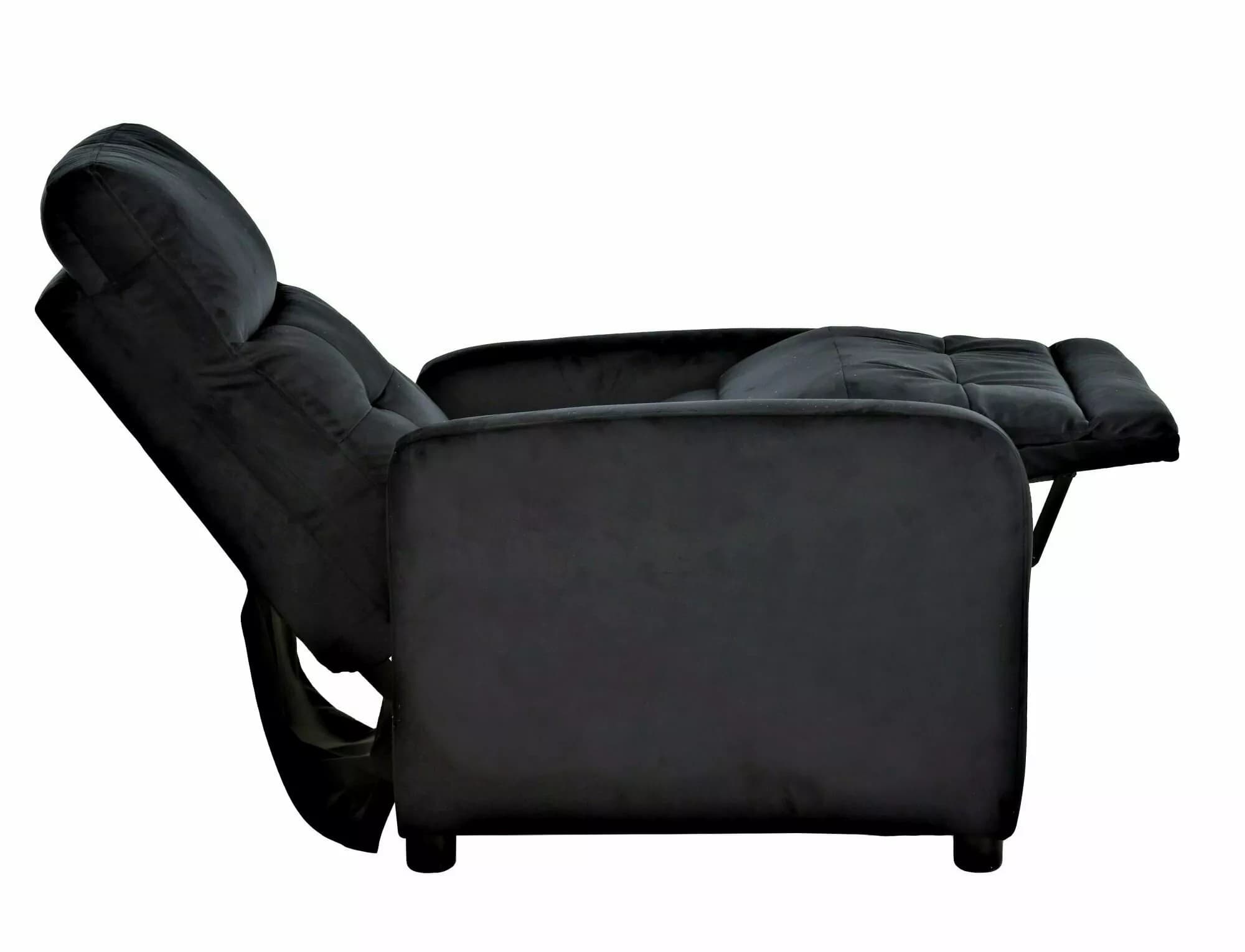 Polohovací křeslo Otus Velvet, Černé 3