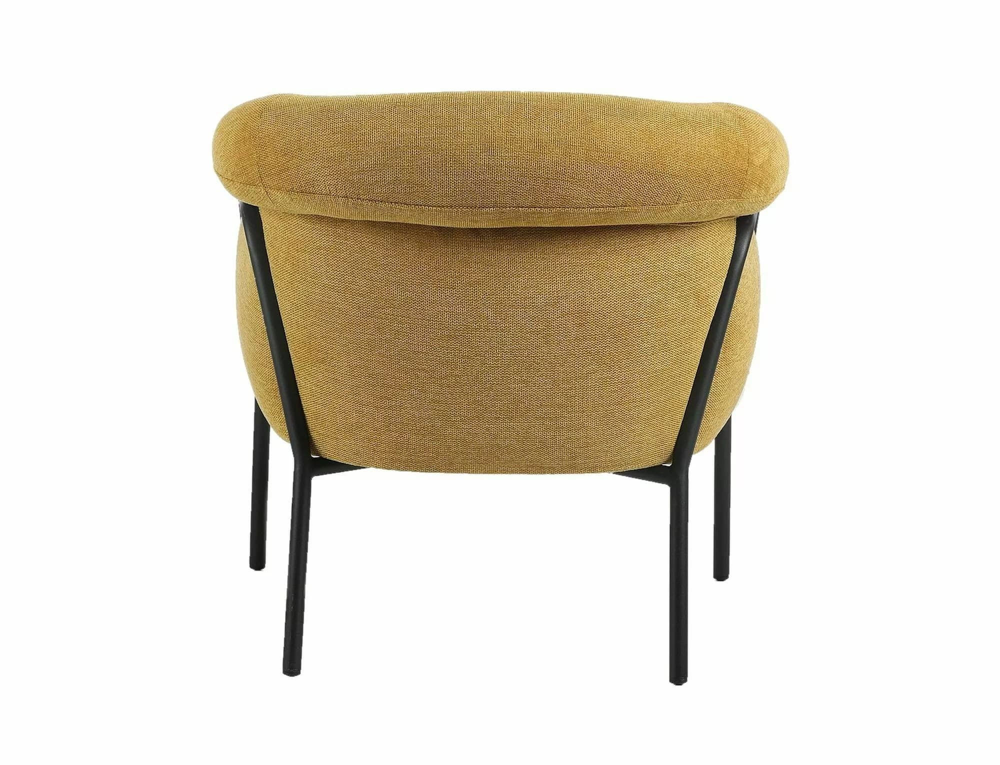 Designové křeslo Clover, Hořčicové 4
