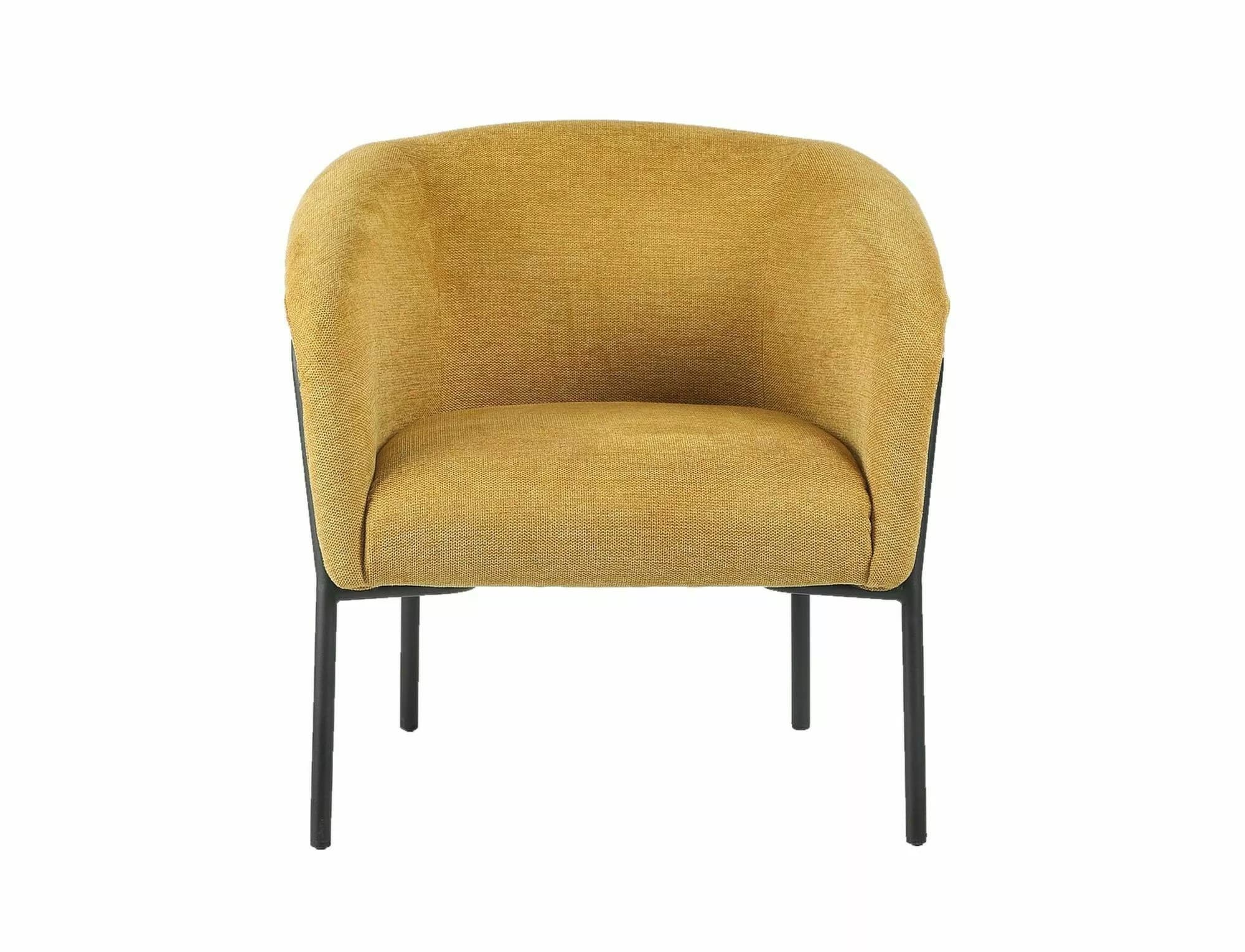 Designové křeslo Clover, Hořčicové 6