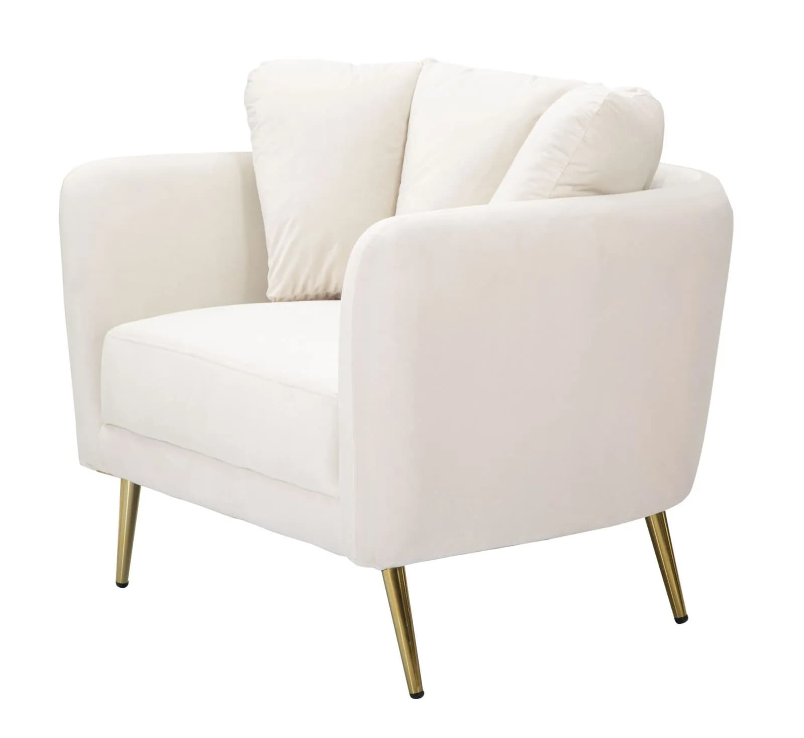 Designové křeslo Kiev, Krémové 3