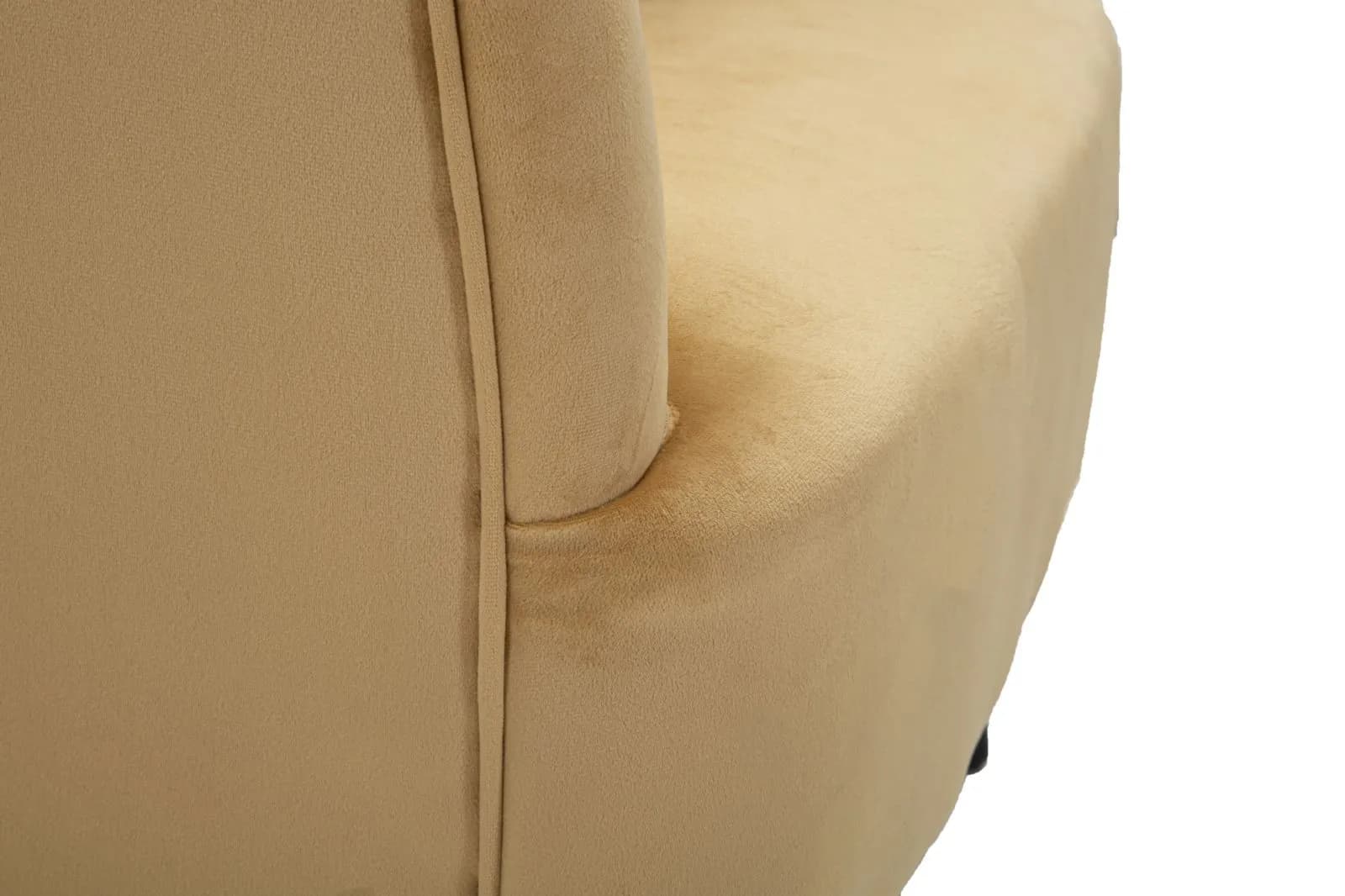 Designové křeslo Browy samet, Hnědé 6