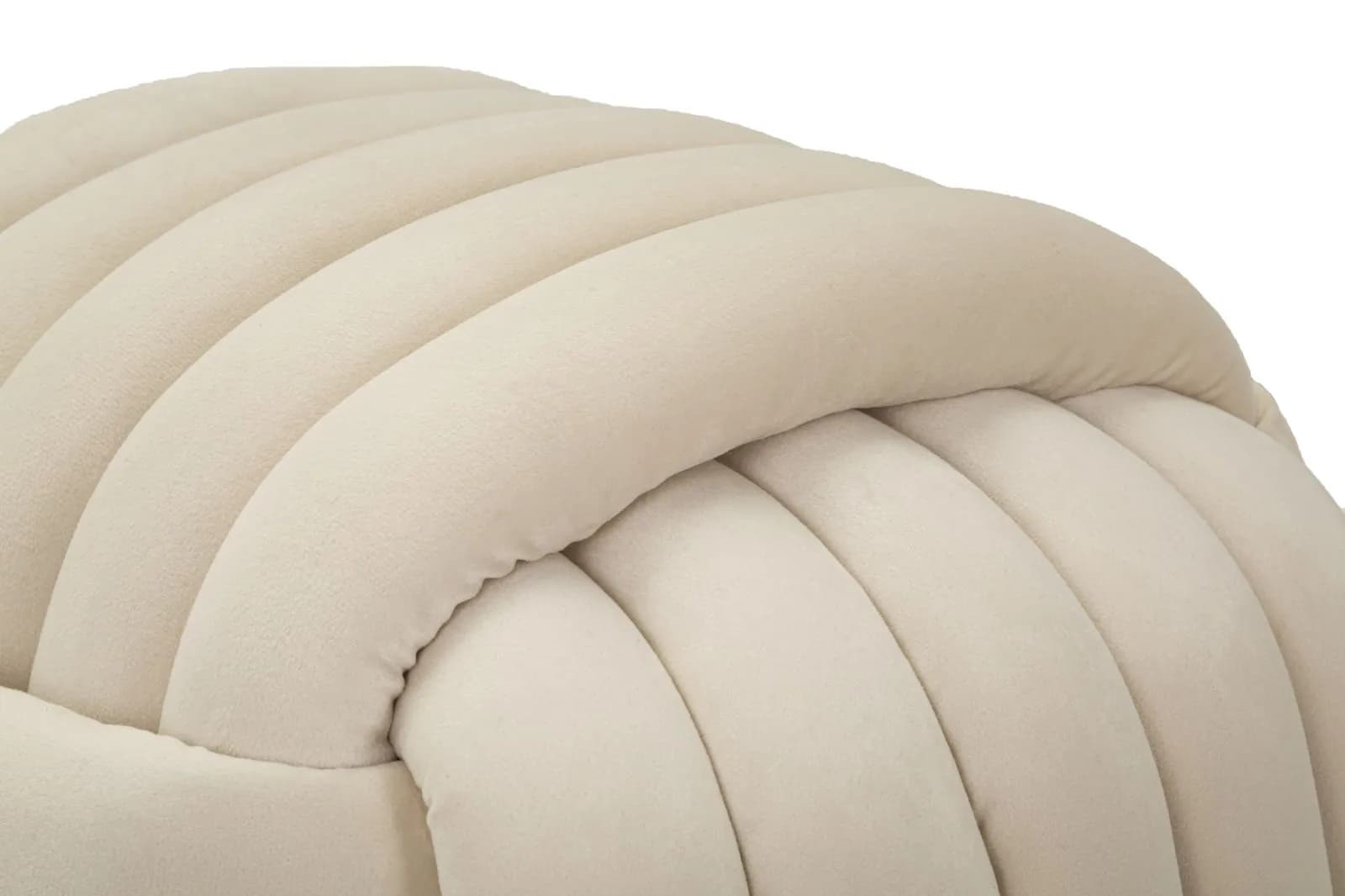 Taburet Softy 45 cm, Krémový 4