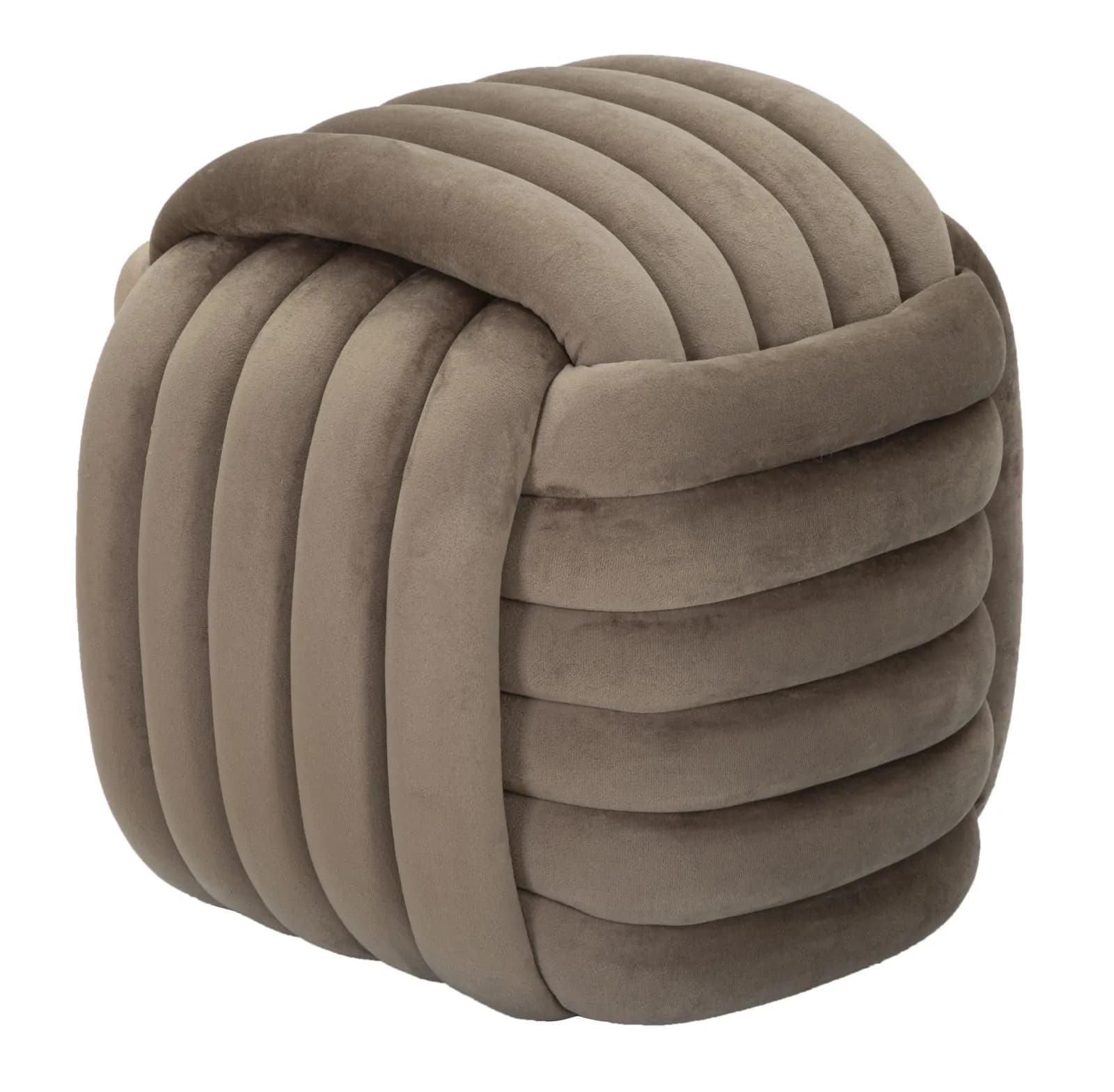 Taburet Softy, Šedohnědý 2