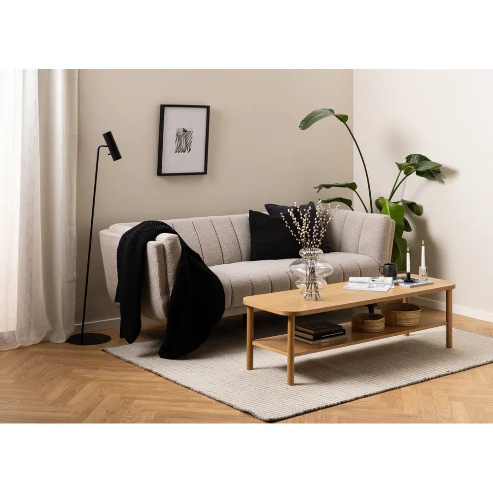 Třímístná pohovka Tampa 218 cm, Béžová 4