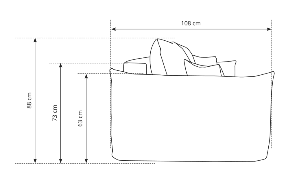 Rozkládací pohovka Allora 240 cm, Tilia 01 krémová 10