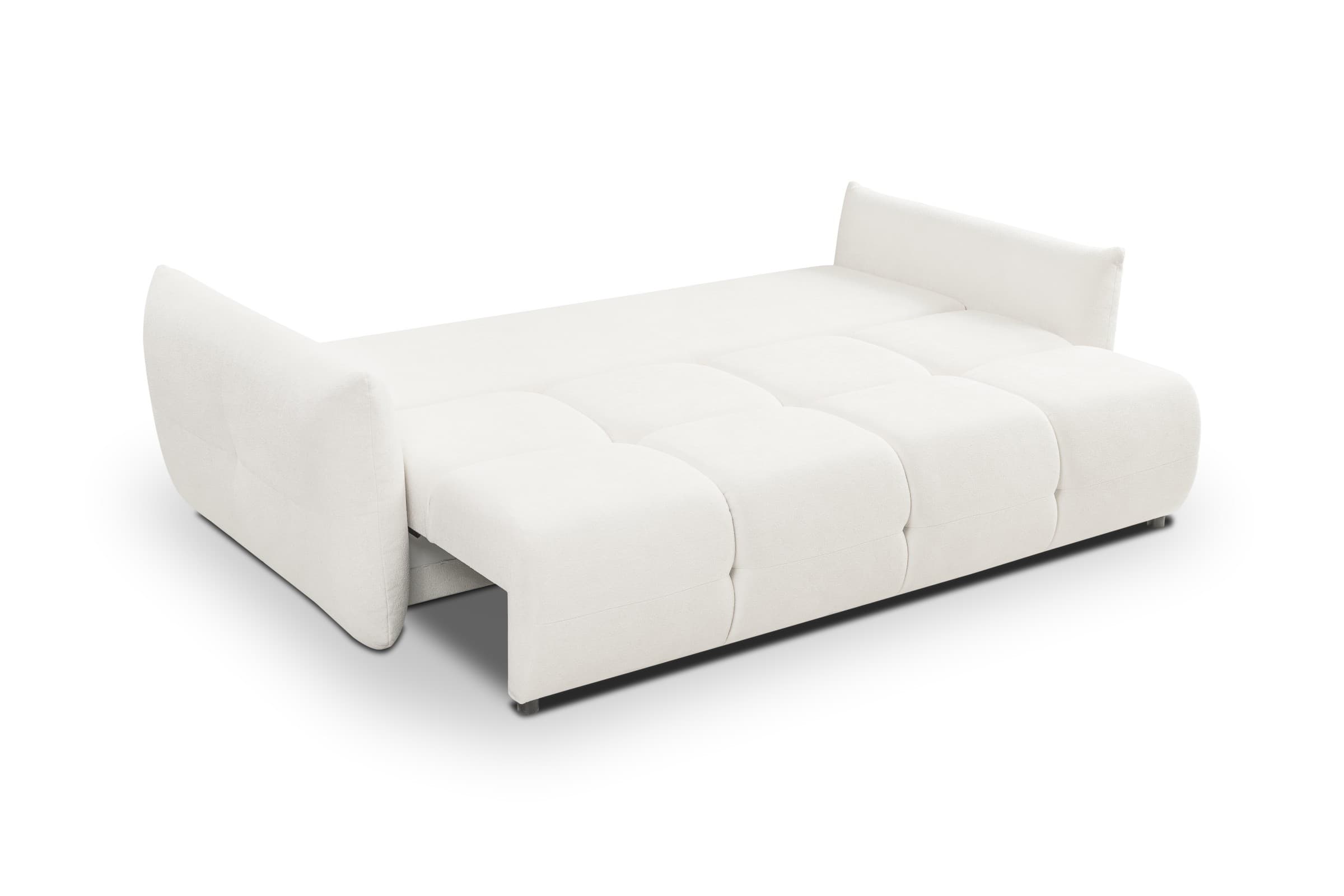 Rozkládací pohovka Base 245 cm, Sicuro 60 bouclé krémová 5