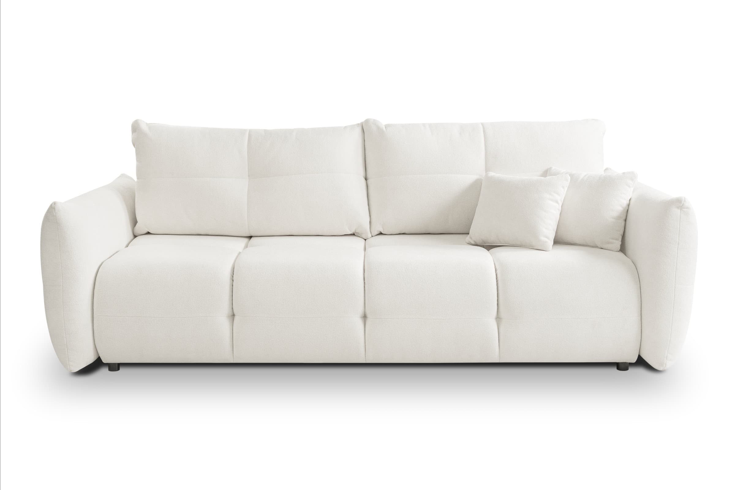 Rozkládací pohovka Base 245 cm, Sicuro 60 bouclé krémová 3