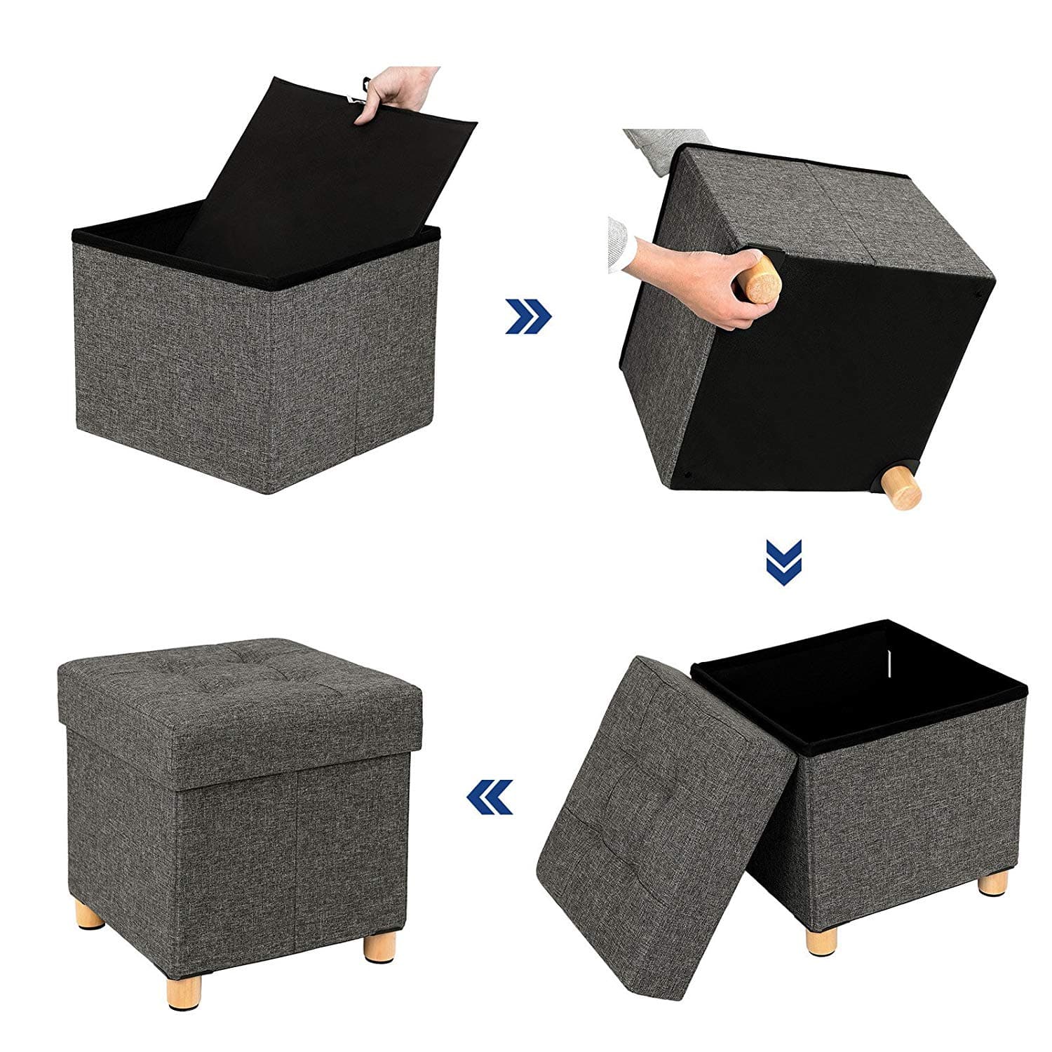 Taburet Rothike, Tmavě šedý 7