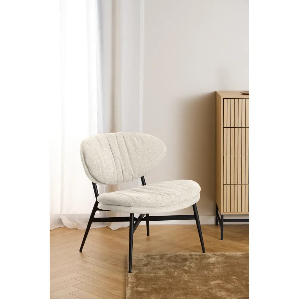 Designové křeslo Burma lounge, Béžové 3