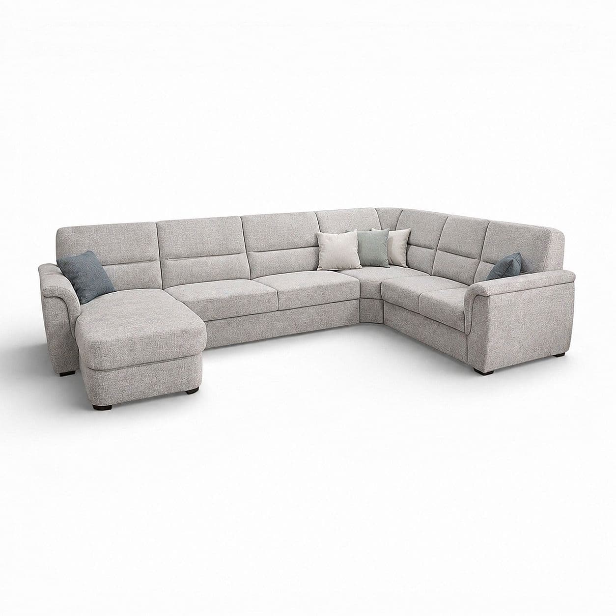 Rohová sedací souprava Samanta LUX DU-3SRmH-VROH-2uB, š 347 × hl 158 × v 92 cm
