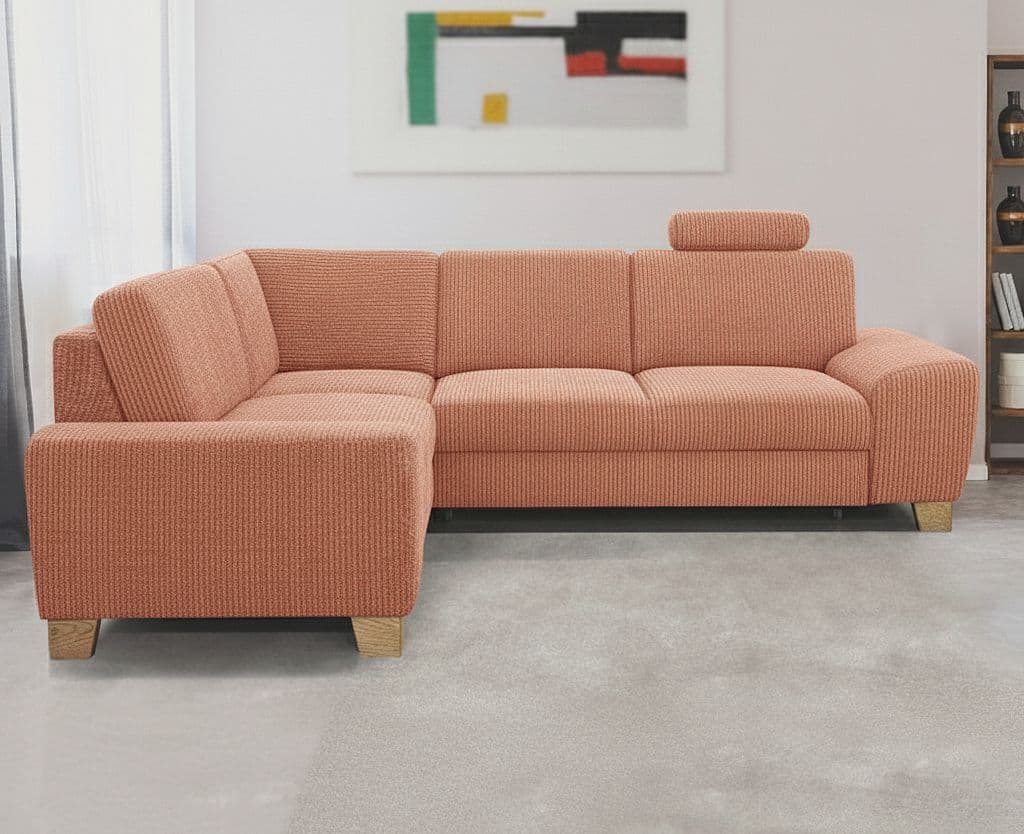 Rohová sedací souprava Otoman - 2F Montana apricot