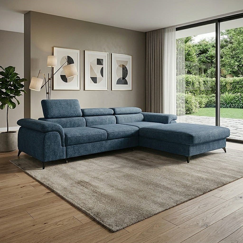 Rohová sedací souprava Hilton Plaza S, Whisper 12, levá strana