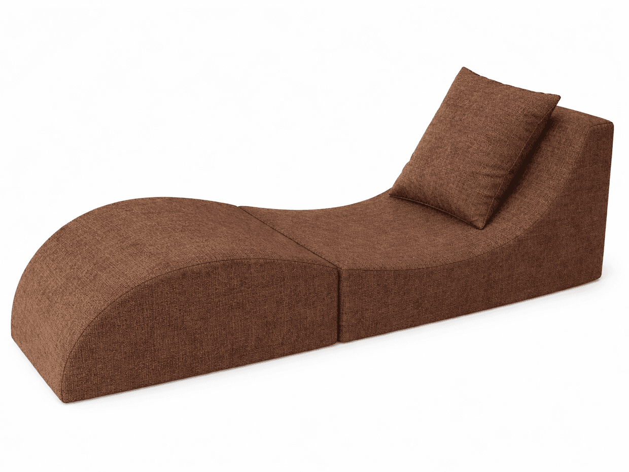 Skládací relaxační křeslo, Lehátko, Taburet, Cocoa