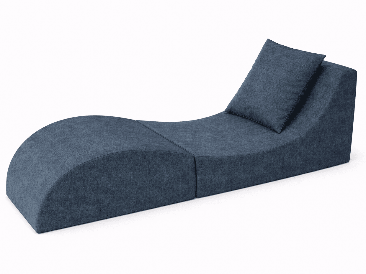 Skládací relaxační křeslo, Lehátko, Taburet, Poseidon