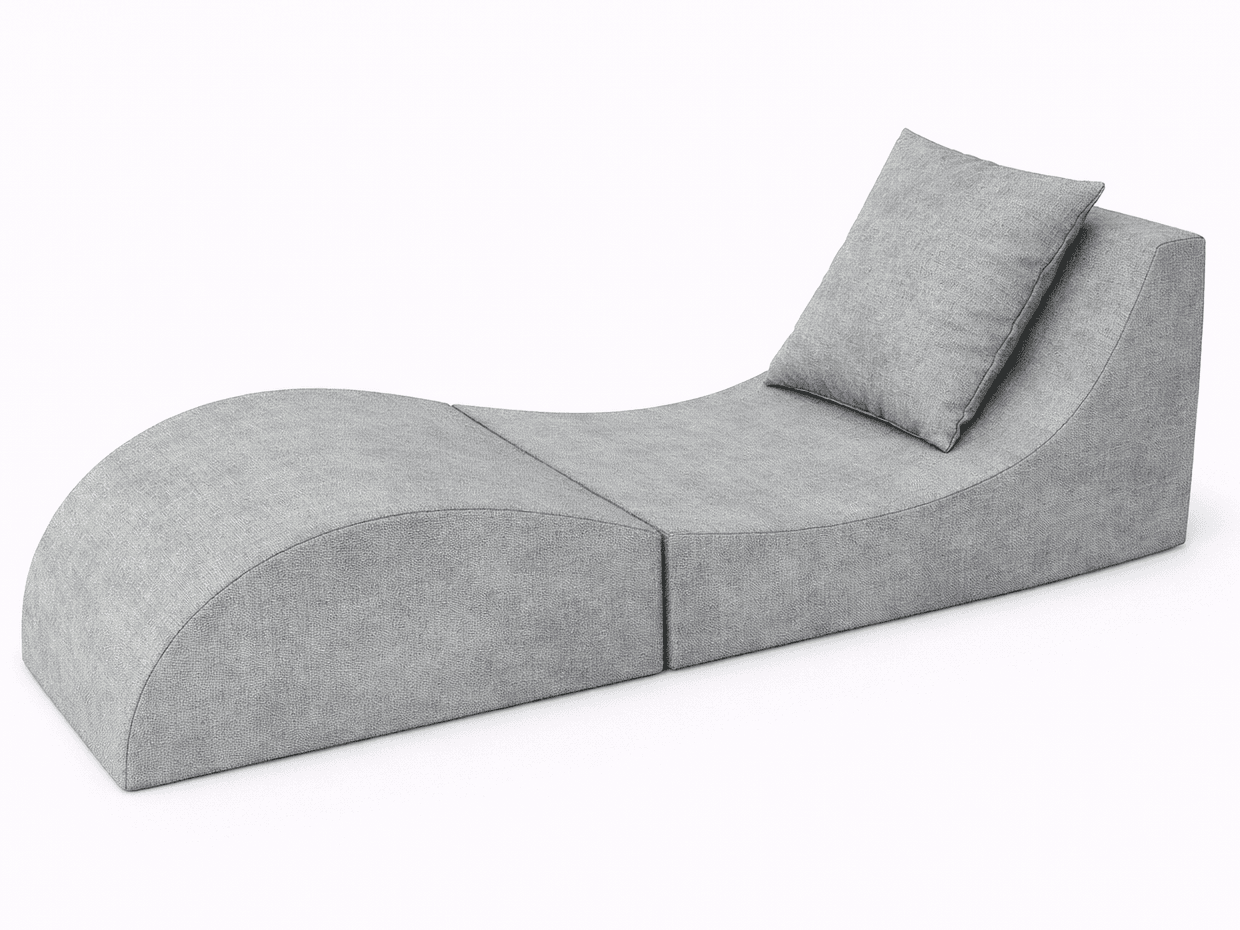 Skládací relaxační křeslo, Lehátko, Taburet
