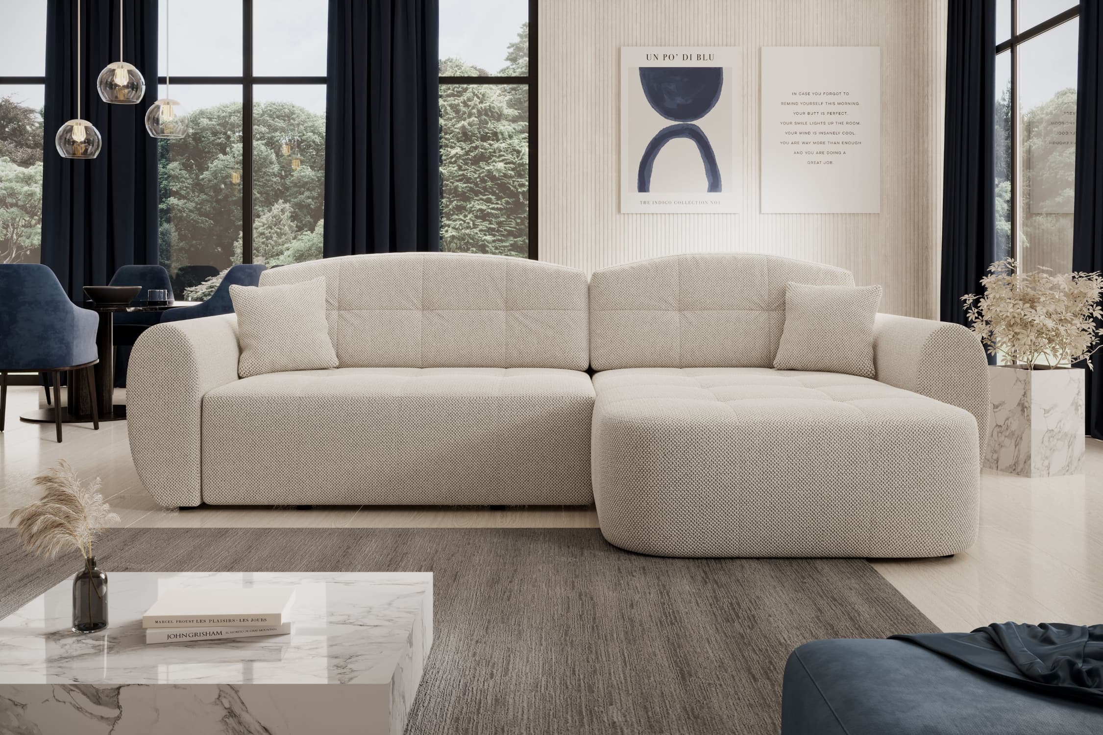 Designová sedací souprava Hanelora