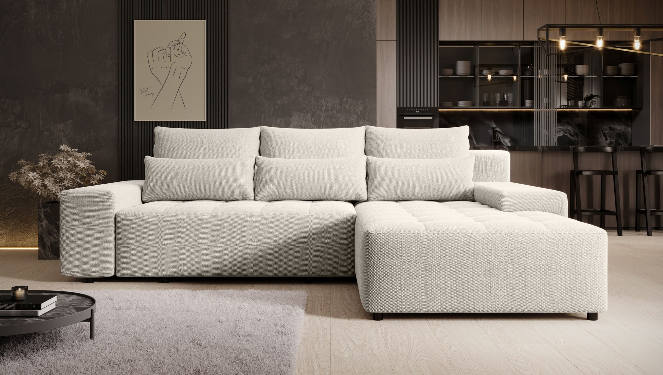 Elegantní sedací souprava Edita
