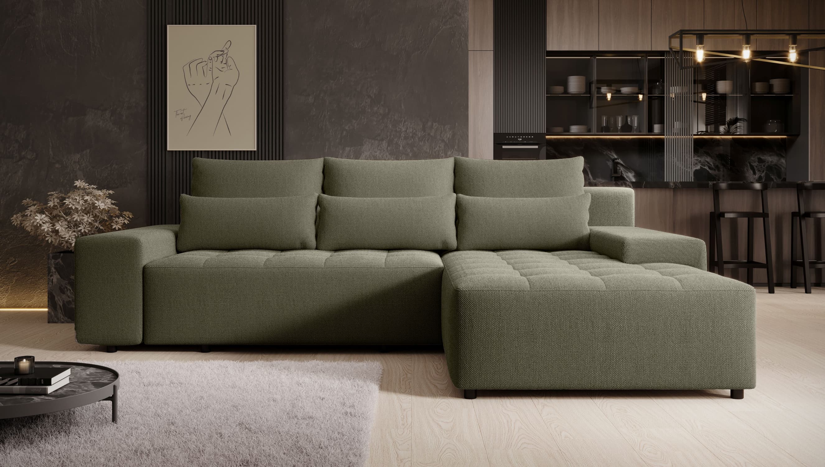 Elegantní sedací souprava Edita