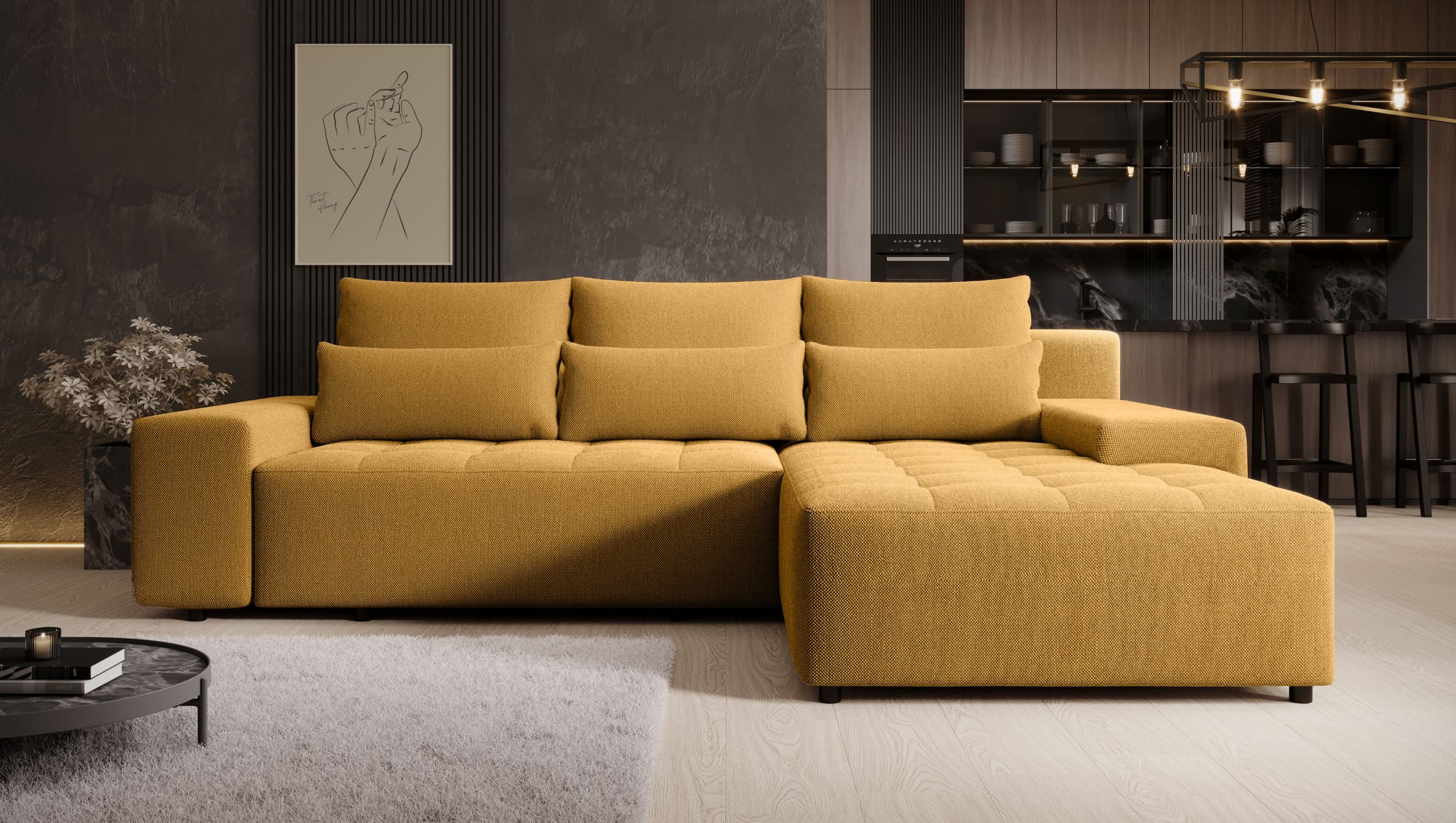 Elegantní sedací souprava Edita
