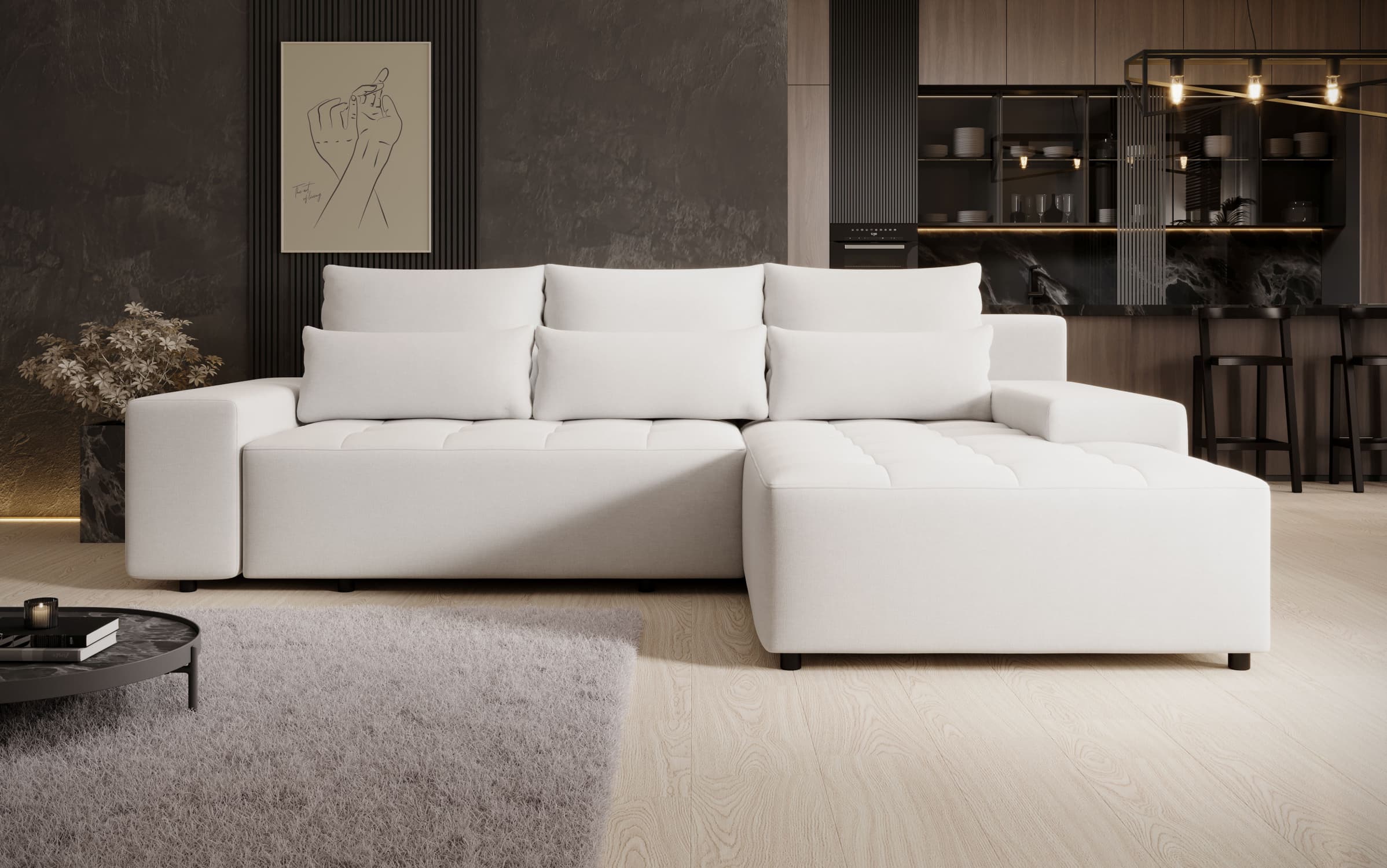 Elegantní sedací souprava Edita