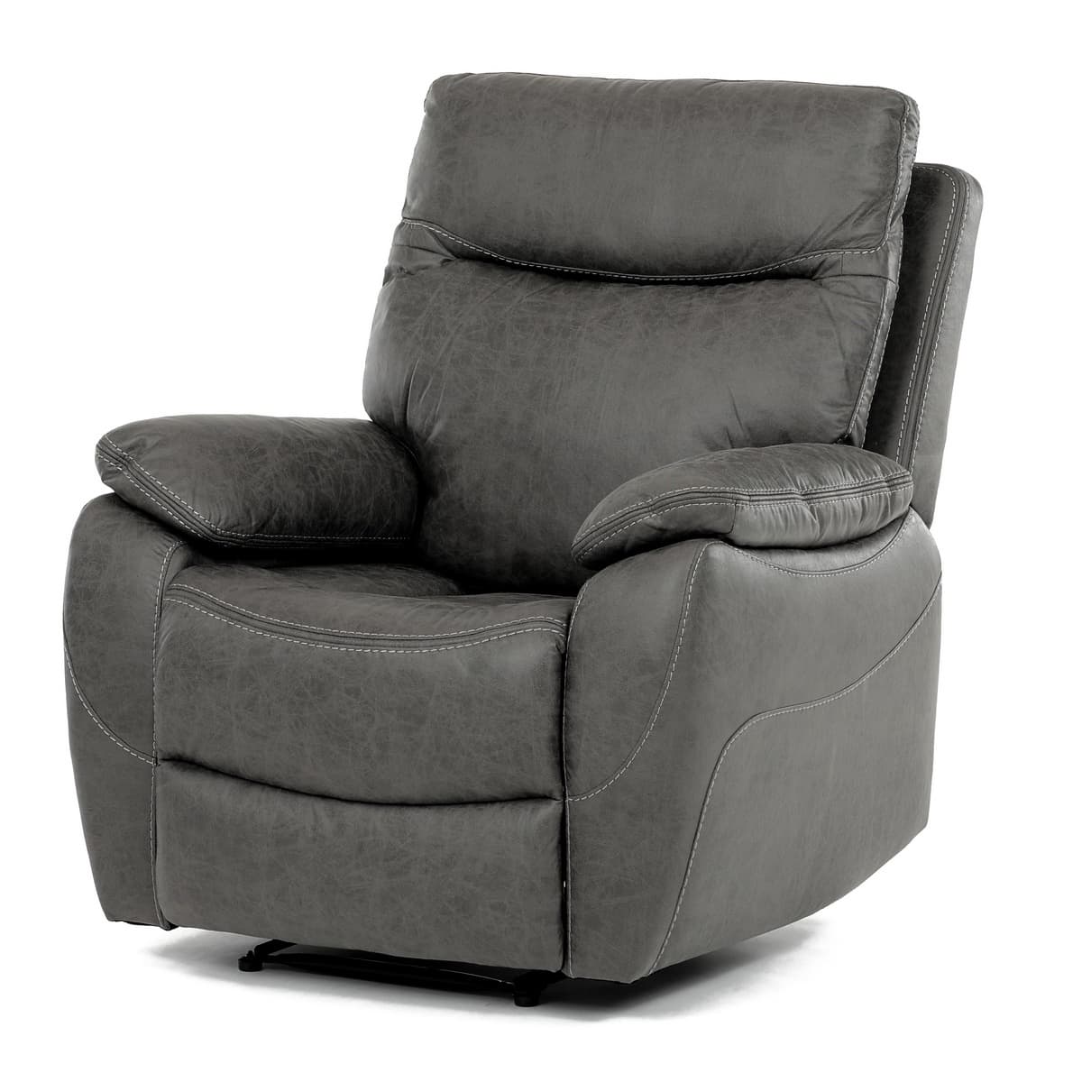 Polohovací křeslo 4092 3, vintage, Šedá