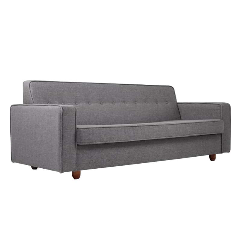 Pohodlná 3-místná pohovka do obývacího pokoje Zugo látka zugo-3os-sofa, Šedý