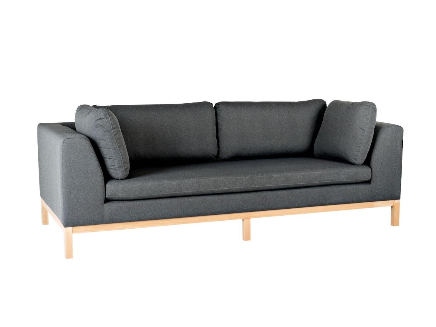 Rozkládací pohovka třímístná Ambient Wood látka ambient-wood-3os-fspania-sofa, Šedý