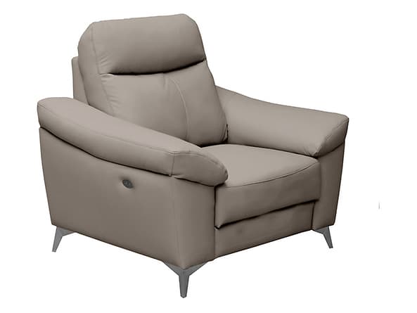 Křeslo Luna s elektrickou relaxační funkcí BRW Sofa látka DES-FO-Luna-1TVE-SK+ECO, Madras - 518