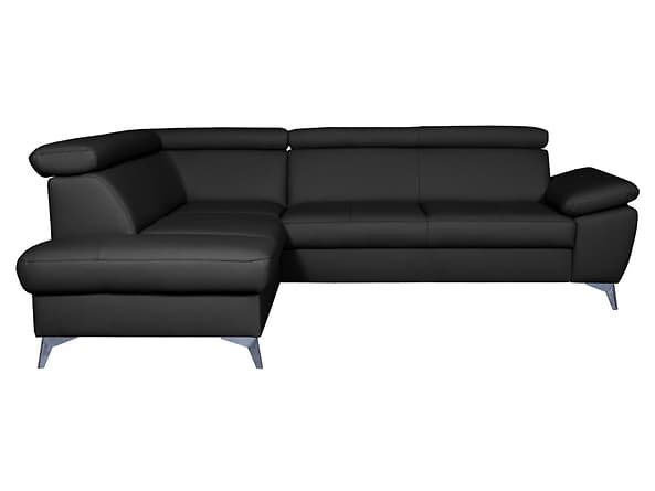 Rohová pohovka Wave s úložným prostorem a rozkladací funkcí typu delfín. BRW Sofa látka MT_DES-NA-Wave-OTM/BK_2,5F, Madras 207, levá strana