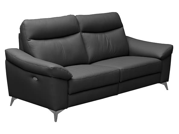 Třímístná pohovka Luna s elektrickou relaxační funkcí BRW Sofa látka DES-SO-LUNA-3TVE-SK+ECO, Madras 207