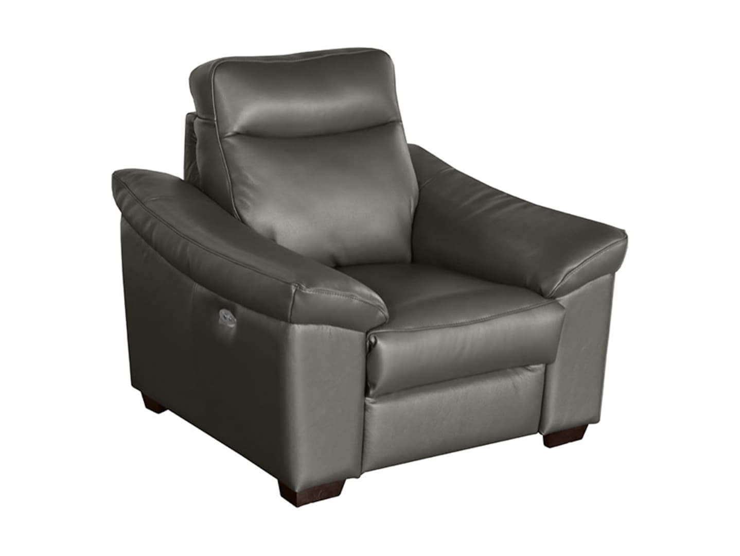 Křeslo Dublin s funkcí elektrického relaxu BRW Sofa, Antracit