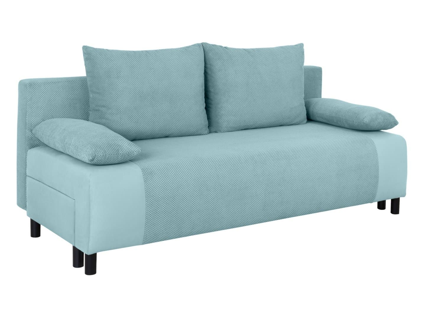 Rozkládací pohovka Nius s úložným prostorem a funkcí spaní BRW Sofa, Onega 6-mint / Manila 11-mint
