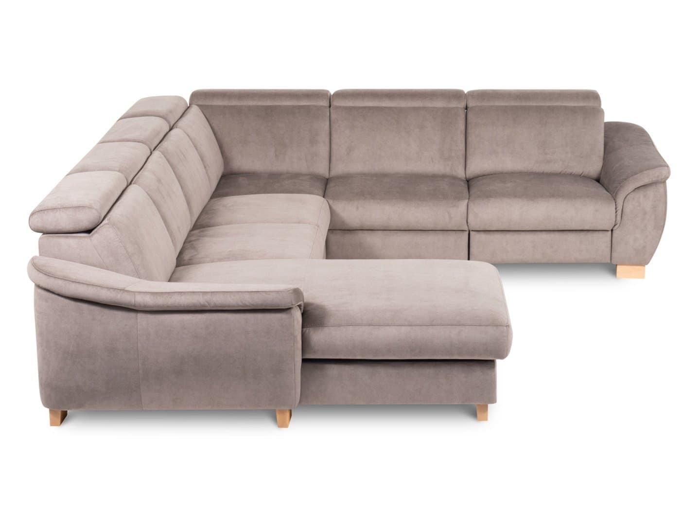 Rohová pohovka Mode s úložným prostorem a elektrickou relaxační funkcí BRW Sofa látka MT_DES-NA-Mode-RECBK_ELE2,5F_E_ELE1_1TVE-T1-ZET293, pravá strana